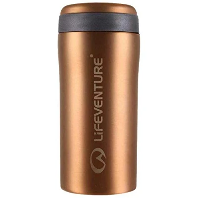 Afbeelding van Lifeventure Thermosbeker, waterdicht, vacuüm geïsoleerd, herbruikbaar, 300 ml, koper