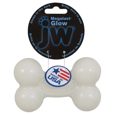 Afbeelding van JW Megalast Glow Bone Medium