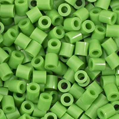 Afbeelding van Vaessen Creative Strijkparels, lichtgroen, 1100 stuks, doe het zelf, voor kinderen, sieraden, decoratie, huis en andere creatieve vrijetijdsideeën, 5 mm