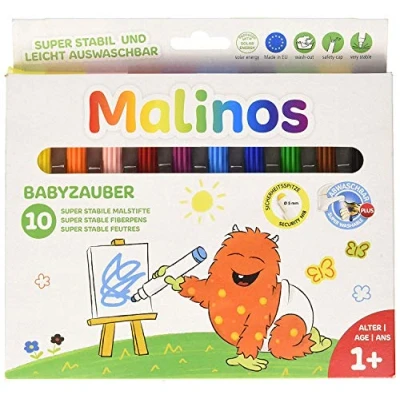 Afbeelding van MALINOS 300005 schildermagie 12 gekleurde stiften