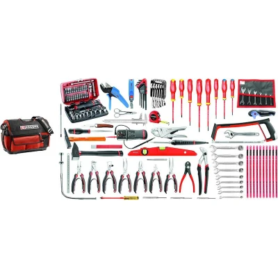 Image de FACOM 2120.E18 set d&#039;outils pour l&#039;électronique dans une valise en tissu 120 pièces