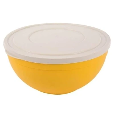 Afbeelding van Rijsmandje met Deksel 28 cm, 6 l Rijsmand Broodbakken Banneton Brood