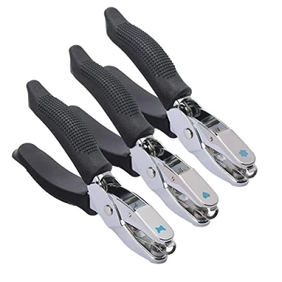 Afbeelding van Vaessen Creative Ponstang Set Hart Bloem Vlinder 3 stuks