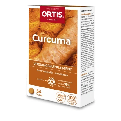 Afbeelding van Ortis Curcuma Tabletten 54TB