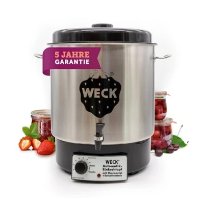 Afbeelding van Weck WAT 24A Inmaaktoestel 1800 Watt met Kraan, Zonder Klok, Roestvrij Staal, 230