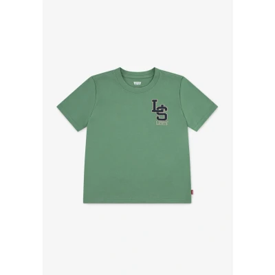 Afbeelding van Levi&#039;s Streamline Monogram TEE Tshirt print voor kinderen, Maat: 110, Deep grass green
