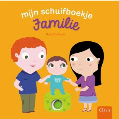 Afbeelding van Uitgeverij clavis mijn schuifboekje familie
