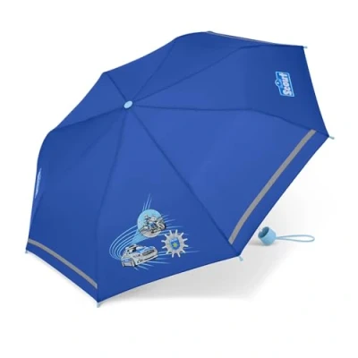 Afbeelding van 0 stuks, Blauwe politie, Zakparaplu Super Mini