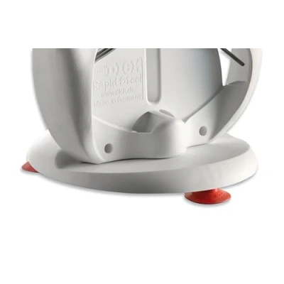 Image de F. DICK Plaque de support pour acier rapide (couleur blanche, convient à tous les aciers rapides, plateau avec ventouses, plastique)