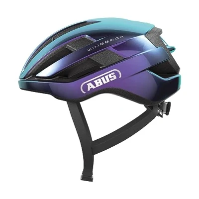 Afbeelding van ABUS WingBack Eenvoudige racehelm voor dagelijks en vrijetijdsrijden volwassenen jongeren paars, maat L