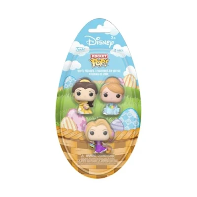 Afbeelding van Pak 3 Funko Pocket Pop Figuurtjes Disney Easter Princess