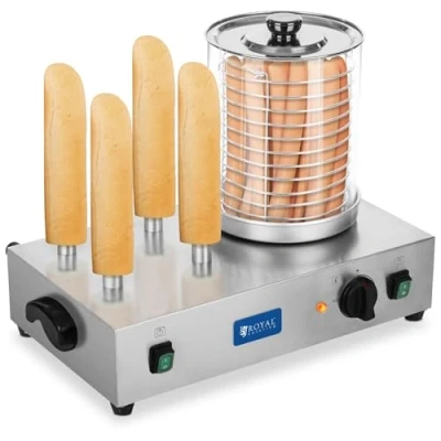 Afbeelding van Royal Catering Hotdogmachine met Toastpennen