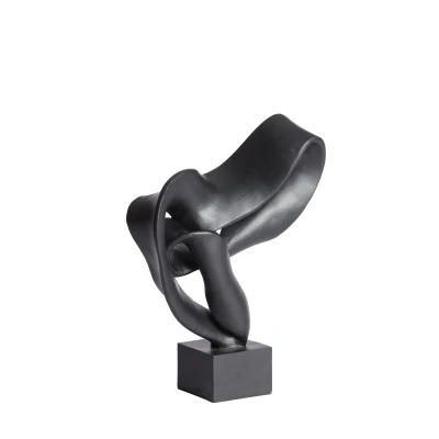 Afbeelding van Light &amp; Living Ornament KAJAN 33x14.5x44.5cm Zwart
