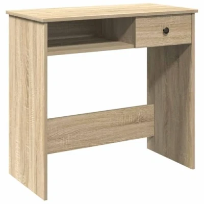 Afbeelding van vidaXL Bureau 80x40x75 cm bewerkt hout sonoma eikenkleurig