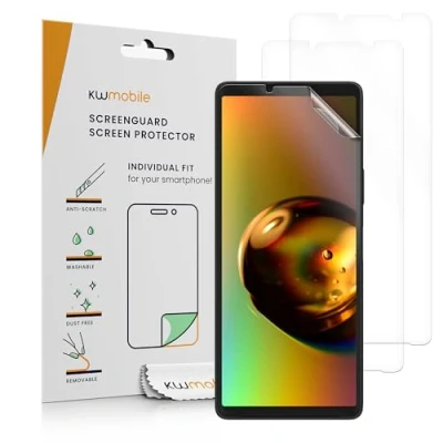 Afbeelding van kwmobile 3x screenprotectors geschikt voor Sony Xperia 10 VI beschermende folie smartphone