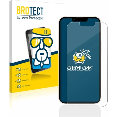 Afbeelding van BROTECT Screenprotector voor Apple iPhone 13 / Pro Folie Beschermfolie Beschermglas transparant