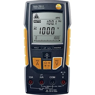 Afbeelding van testo 760 3 Multimeter Digitaal CAT III 1000 V, IV 600 V Weergave (counts): 6000