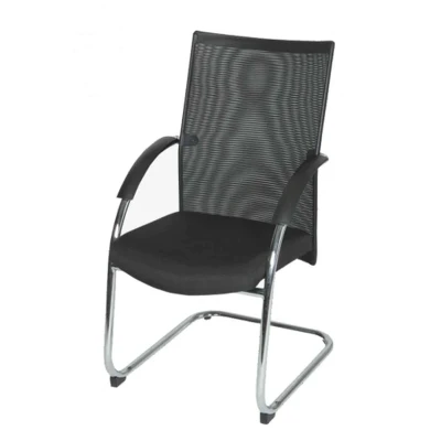 Afbeelding van Conferentiestoel serie 090 stoffen zitting en mesh rug