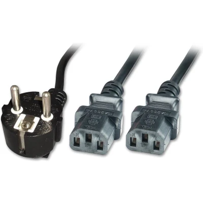 Afbeelding van Microconnect PE011330 Zwart electriciteitssnoer