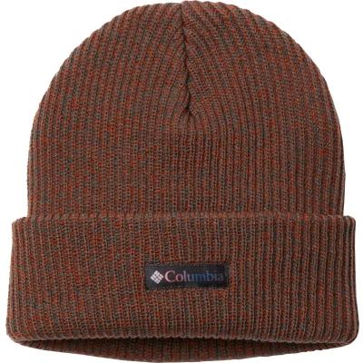 Afbeelding van Columbia WHIRLIBIRD Cuffed Beanie Unisex Muts, Maat: One Size, Shark/warp red marled