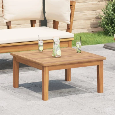 Afbeelding van vidaXL Tuintafel 60x60x30 cm Massief Hout Teak