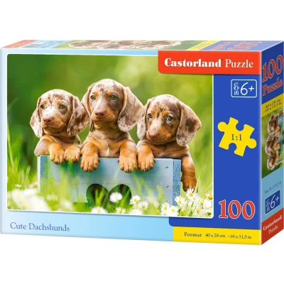 Afbeelding van Castorland Cute Dachshunds 100pcs
