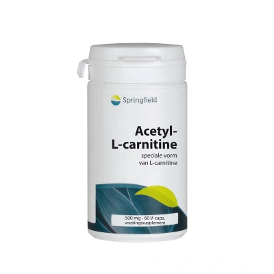 Afbeelding van Springfield Acetyl L Carnitine Voedingssupplementen 60 st