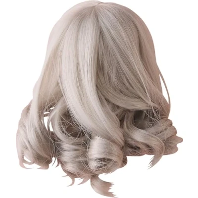 Afbeelding van Good Smile Company Nendoroid Doll More Wig (One Curl/Ash Gray) Action Figuur: accessories