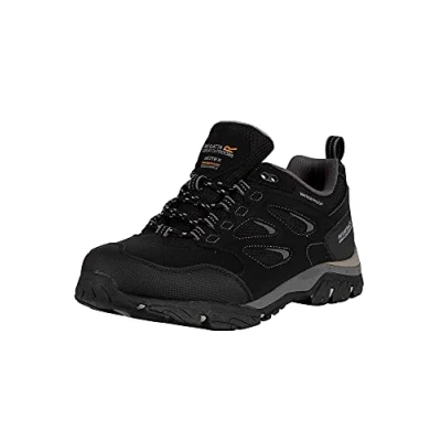 Afbeelding van Regatta Holcombe IEP Low Outdoorschoenen Heren Wandelschoenen Maat 41 Mannen zwart/grijs