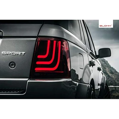 Afbeelding van Glohh GL 3 Dynamic LED Achterlichte passend voor Range Rover Sport L320 2005 2009 &amp; 2010 2013 Smoke