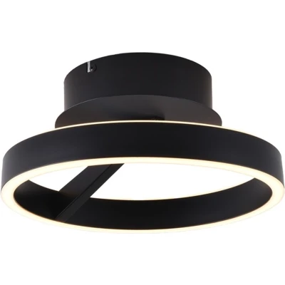Afbeelding van Freelight Plafondlamp Pilota Ø 30 cm zwart