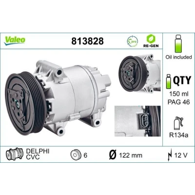 Afbeelding van Valeo Airco compressor 813828