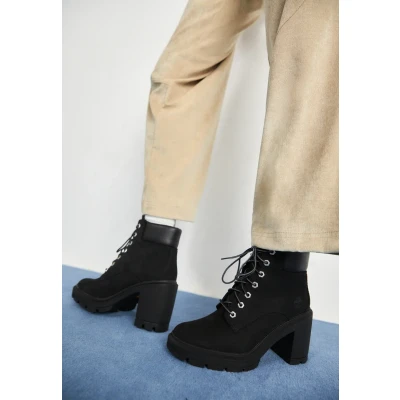 Afbeelding van Timberland Allington Korte laarzen, Dames, Maat: 37, Black Leer en imitatieleer