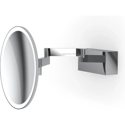 Afbeelding van Cosmetische LED spiegel VISION R 5x, chroom.