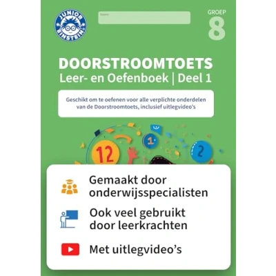 Afbeelding van Deel 1 Doorstroomtoets groep 8 Leer en Oefenboek