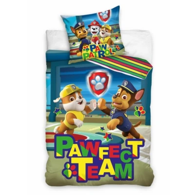 Afbeelding van PAW Patrol Dekbedovertrek Pawfect Team Eenpersoons 140 x 200 cm Katoen