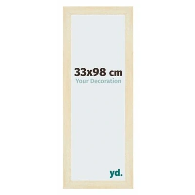 Afbeelding van Fotolijst 33x98 cm MDF Zand Geveegd Mura