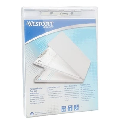 Afbeelding van Westcott Ac E17002 Klembord Met Opbergvak Aluminium A4 (9&quot;X 12&quot;) Gesloten