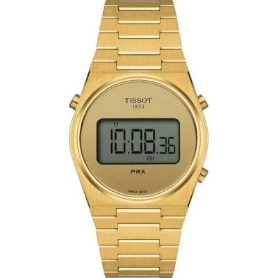 Afbeelding van Tissot PRX T1372633302000 Horloge Staal Goudkleurig Ø 35 mm
