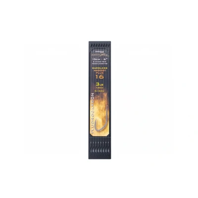 Afbeelding van Drennan Onderlijnen Acolyte Maggot Plus Barbless (15cm) Maat : Haak 16 0.14mm