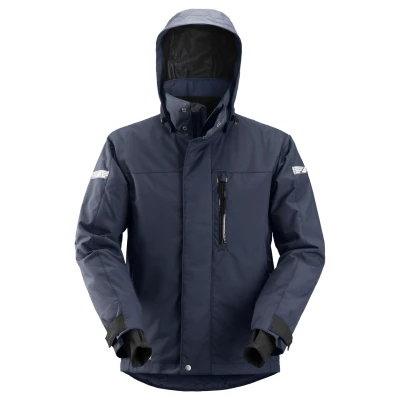 Afbeelding van Snickers Allroundwork, Waterproof 37.5 Isolerend Jack, Donker Blauw Zwart (9504) XXXL