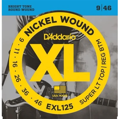 Image de JEU DE CORDES GUITARE D&#039;ADDARIO EXL 125