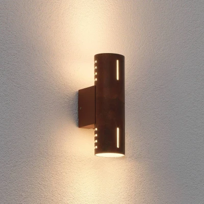 Afbeelding van Konstsmide Cuneo Buiten Wandlamp 8 X 12,5 25 Cm IP54 Roestbruin