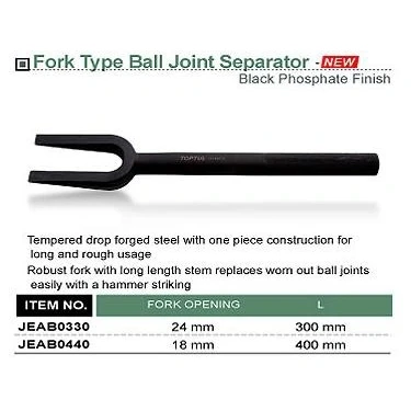 Afbeelding van Tapse draad trekker TOPTUL 24 mm (afstand 55mm, lengte 300mm)