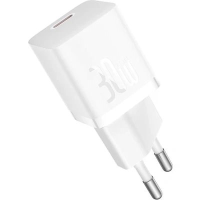 Afbeelding van Baseus GaN5 30W Compacte Fast Charger USB C Wit