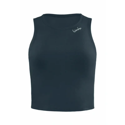 Afbeelding van Winshape Functional Comfort Cropped TANK Top, Dames, Maat: XS, Anthracite