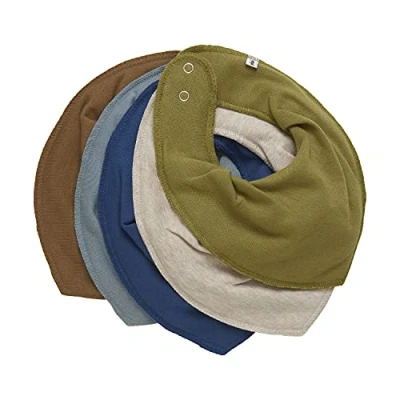 Afbeelding van Pippi made with love Solid 5PACK Slabbetje voor kinderen, Maat: One Size, Dark denim