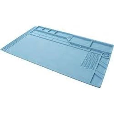 Afbeelding van Soldeermat Velleman 550 x 350 mm (Antistatisch, Siliconen, Vakken, Magnetische zones)
