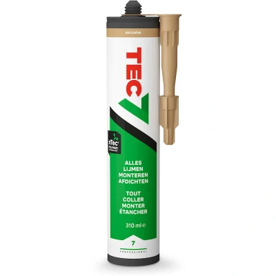 Afbeelding van TEC7 535806000 alleslijmer eik RAL 1011 in patroon (310 ml)