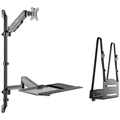 Afbeelding van SpeaKa Professional SP MM 710 Monitor wandbeugel 1 voudig 33,0 cm (13) 68,6 (27) Zwart In hoogte verstelbaar, Draaibaar, Kantelbaar en zwenkbaar